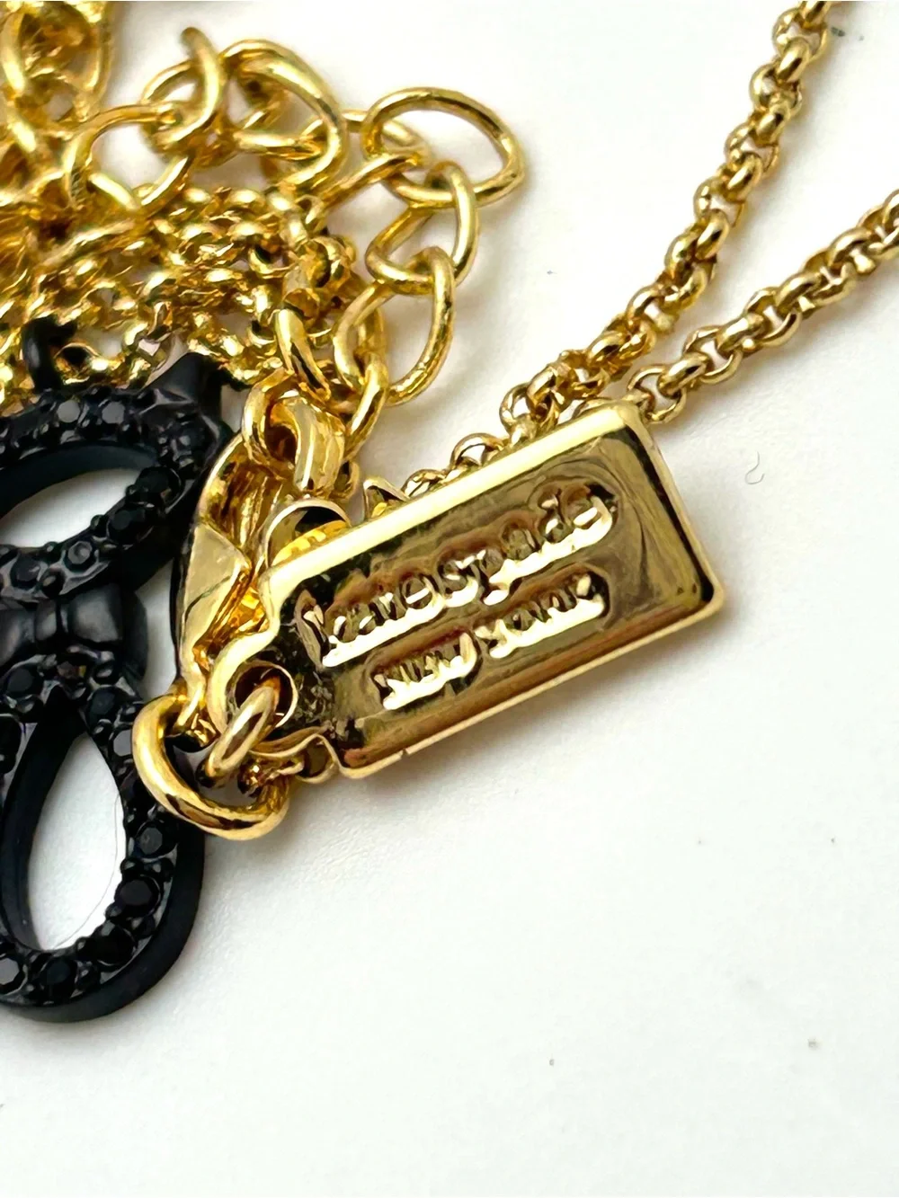 Kate Spade Black Cat Necklace